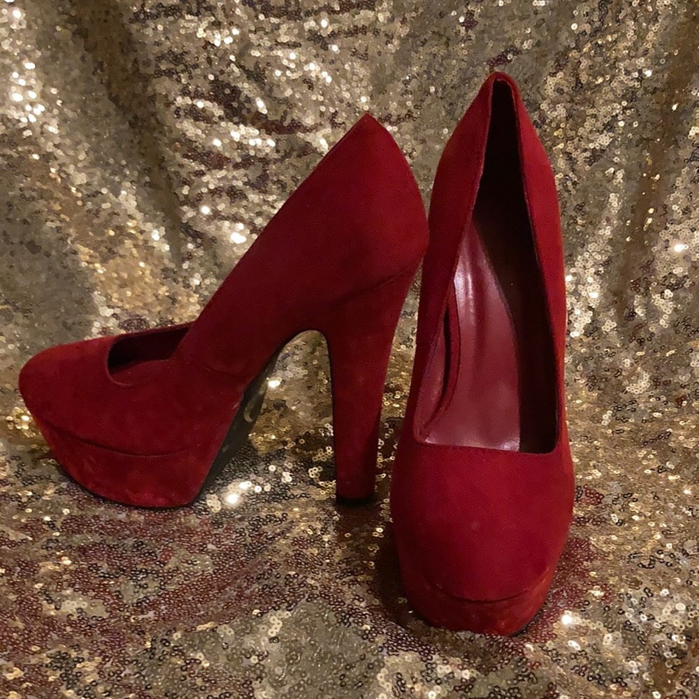 Ruby Red Charlotte Russe Heels Size 8